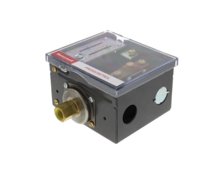 Honeywell L404F1102 Pressuretrol Controller, 1/4"-18 NPT, SPDT, 10-150 PSI w/ Auto Recycle - Image 2